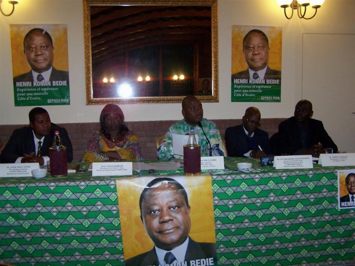 En Italie Soro Jean Paul pilonne la refondation et demande aux Ivoiriens de voter Henri Konan Bédié